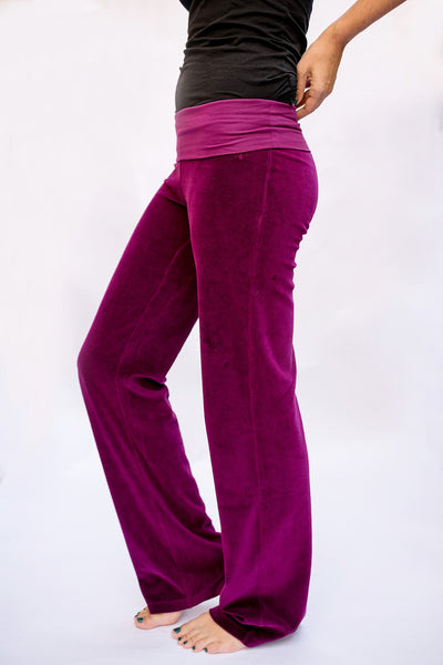 European Culture Velour Track Pant