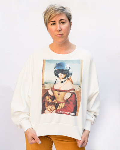 European Culture Biker Sweatshirt